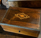 Sewing Box - Wood Inlay - Late 19th Century