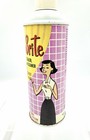Rare Vtg Advertising Aerosol Can Mid Century Woman Mom Graphic Sno Bright 60   s