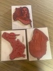 Arizona Stamps Too  Wolves J12   13  14  Wood Mounted Rubber Stamp