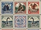 Bureau Of Cryptid Affairs     Artistamps - Bigfoot  Mothman  Jersey Devil   Champ
