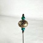 Vintage Silver  Stick Pin Antique Hat Pin 5  Victorian Art Nouveau