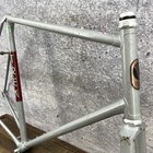 Vintage Trek Road Bike Frame 62cm Silver Crmo 1980s Lugged Steel 700c 126mm