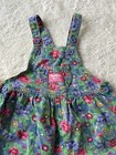 Vintage 90s Oshkosh Floral Bubble Romper Aop Retro Toddler Girl 3t