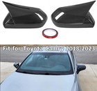 Side Mirror Cover Cap Rear View Mirror Cover Caps Compatible Carbon Fiber Style