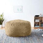 Sofa Sack Bean Bag Chair Cover  5-feet  Camel 5 Ft Sack Camel - Cover Only