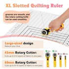 Stripology Ruler For Quilting  Xl-slotted Ruler For Quilting -17-3 4  x 22      