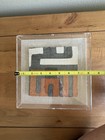 St  Frank   s Framed Amber Striped Kuba Cloth