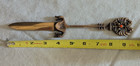 Vintage Brass Figural Letter Opener - 9 1 2 