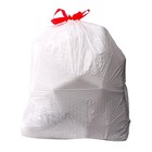 Amazon Basics 13 Gallon Tall Kitchen Drawstring Trash Bags  50 Count  White