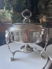 Vintage 9 Inch Silver Plated Chafing Dish By English Silver Comany Set Of 2
