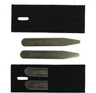 3 Size Metal Collar Stays Set Stainless Steel Shirt Collar Stiffeners Support