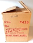 1984 Topps Indiana Jones And The Temple Of Doom Trading Card Empty Wax Box Case