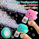 2 Pack Bubble Gun Machine For Kids  Automatic Light Up Blower With 2    