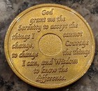 Aa Aluminum Alcoholics Anonymous 2 Month Recovery Sobriety Chip Coin Token 