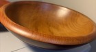 Set Of 2 Ancient Swamp Kauri Wood Bowls New Zealand Hand Turned Artist Signed