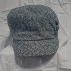 D y Women   s Gray Solid Army Cap One Size Acrylic Lined Casual travel