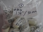 Shepherd Hardware 3216 1 1 4  White Rubber Non Skid Chair Leg Tips 32mm