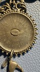 Chico s Vintage Style Moroccan Enamel Cabochon Medallion Chain Belt