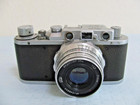 Vintage Used Leica Barnac Leica Ii   russian Lens F 5cm 1 2 8 Camera From Japan M