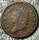 1809 Classic Head Large Cent Rare Very Key Date Only 222k Vg  Features Corroded