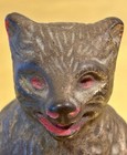 Vintage Cast Iron Bear Bank Pat 