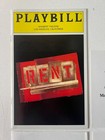 Rent  Playbill  Shubert Theatre   December 1997