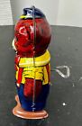 Vintage 1940s J  Chein Walking Bear Windup Tin Toy - Tested
