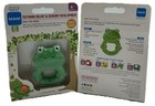 2pk Mam Max The Frog Natural Rubber Teether Toy 4  Months Baby Friends