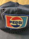 Vintage 70s 80s Pepsi Cola Hat Rope Patch Trucker Driver Blue Cap Soda Usa Rare