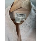 Daymor Couture Blush Pink Beaded Scallop Cropped Evening Bolero Jacket Womens 16