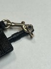 Coach F57311 Crossgrain Leather Lanyard Badge Id Holder - Black gold