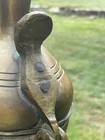 Antique Brass Arabic Islamic Dallah 16   coffee Pot W  Stamp Signature