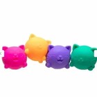 Needoh Teenie Cool Cats 4-pack Schylling Squishy Kittens Fidget Stress Toy Nib
