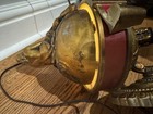 1970 Schlitz Lady On The World Globe Wall Sconce Beer Sign Vintage 