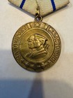 Soviet Russia Medal For The Defense Of Sevastopol With Ribbon