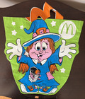 Vintage 1991 Lot Of 3 Mcdonald s Halloween Mcboo Bags Ghost  Witch   Franken-kid