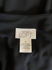 Vintage Y2k Ann Taylor Loft Size 0 Little Black Dress Flare Hem High Waist