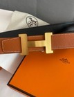 Hermes Brown Leather Belt Size 38  95