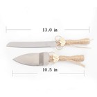 Rustic Wedding Cake Knife Server Set Serveing Parties Weddings Love