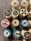 Lot Of 27 Vintage Sewing Thread Empty Spools