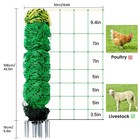 Electric Fence Netting  164 l X 42 5 H Movable Livestock Nets For Sheep  Hogs  C