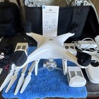 Dji Phantom 4 Gimbal Camera Drone 28min 6000m W  Rc Batteries Props Bag
