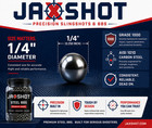 300 Qty 1 4  6 35mm Slingshot Ammo Balls - Jaxshot  bc Precision 