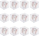 12pack Baseball Display Case Acrylic Cube - Uv Protected Acrylic Baseball Holder