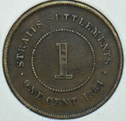 Straits Settlements 1884 Queen Victoria Cent 290533 Combine Shipping