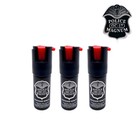 3 Pack Police Magnum Pepper Spray 1 2oz Oc-17 Safety Lock Uv Dye Self Defense