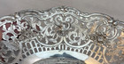 Antique German  800 Hallmarked Silver Pierced Bowl Swags Birds Rococo Repousse