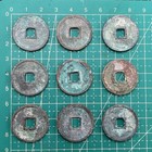 Lot Of 9 Pieces Ancient Chinese Coin Northern Song Dynasty Da Guan Tong Bao             