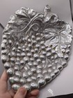 Wilton Armetale Pewter Grapes Dish Serving Platter 10  