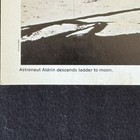 Rare Vintage Official Nasa Picture   13 Aldrin Descends Ladder To Moon Apollo